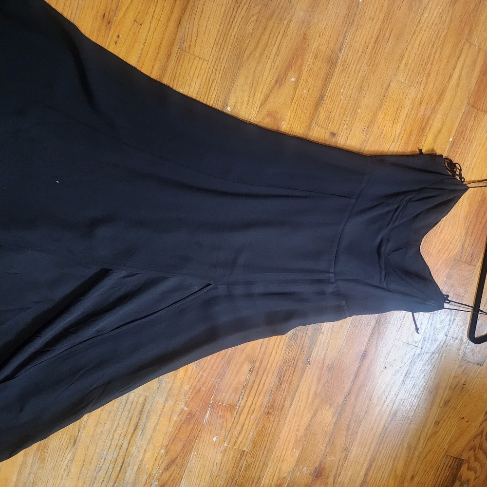 Reformation Juliette Black Midi Dress